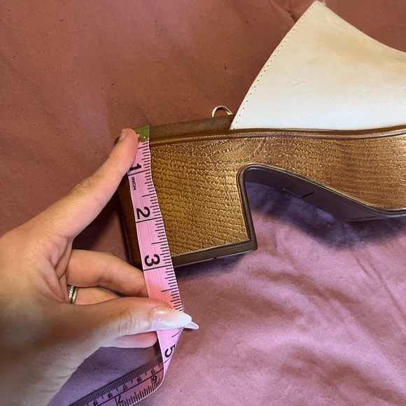 SOLD House of Harlow 1960 block heel suede mules - Picture 8 of 8